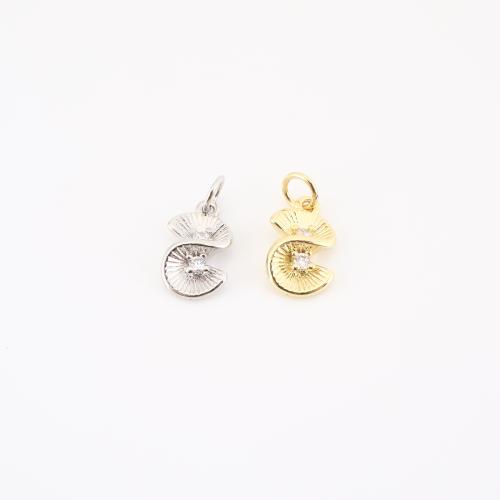 キュービックジルコニアマイクロパヴェブラスペンダント, 銅, メッキ, DIY & マイクロパヴェジルコニア, 無色 売り手 パソコン