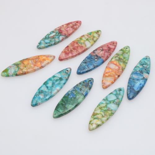 Impression Jasper Pendants, Horse Eye, polished, DIY Approx 1mm 