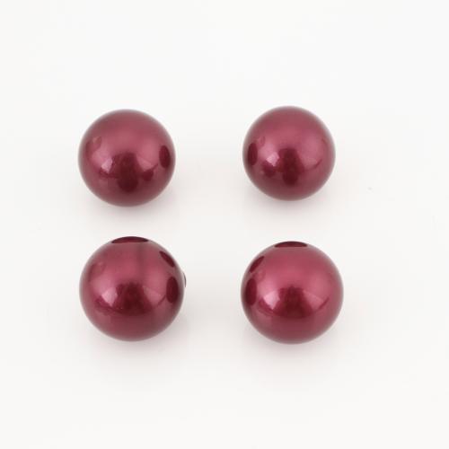 South Sea Shell Beads, Shell Pearl, Round, DIY & half-drilled Approx 1.5mm 