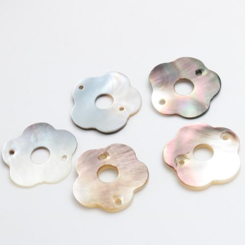 シェル ジュエリー コネクタ, 貝, 花形, 彫刻, DIY, 24mm, 売り手 パソコン