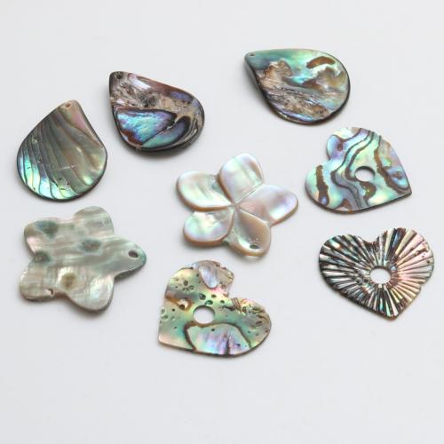 Abalone Shell Pendants, Carved, DIY 