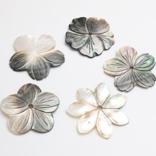 ブラック シェル ペンダント, 貝, 花形, 彫刻, DIY & 異なるスタイルを選択, 売り手 パソコン