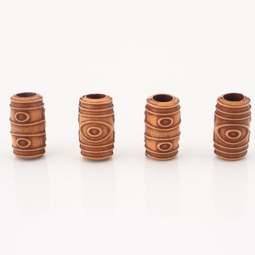 Bijoux Perles en résine, tube rond, DIY Vendu par lot