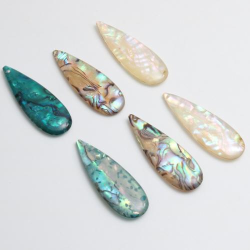 天然シェル・ペンダント, 貝類紙, 水滴, エポキシスティッカー, DIY, 無色 売り手 パソコン