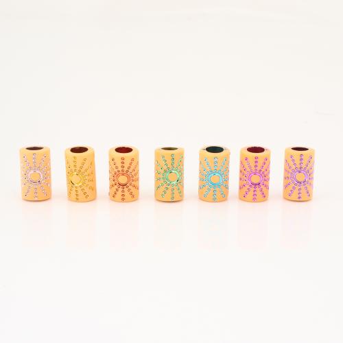 Bijoux Perles en résine, tube rond, DIY, plus de couleurs à choisir Vendu par lot