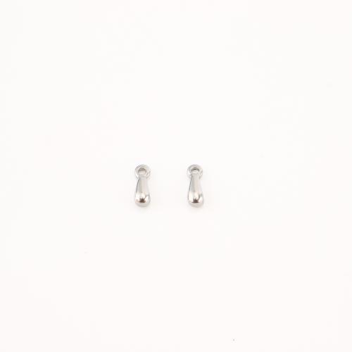 Stainless Steel Pendants, 304 Stainless Steel, Teardrop, DIY, original color 
