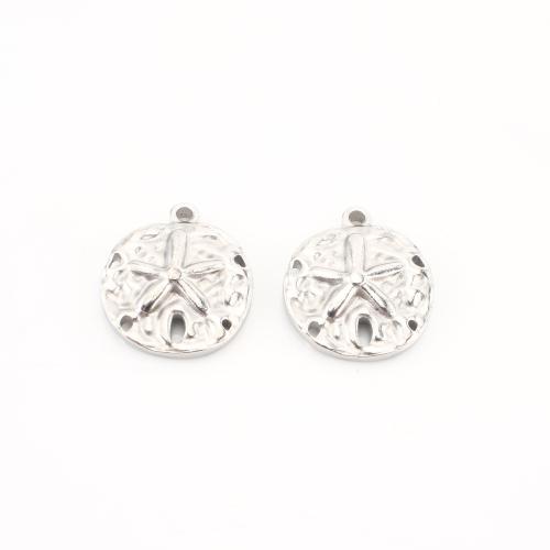 Edelstahl Tier Anhänger, 304 Edelstahl, DIY, originale Farbe, 18x15x3mm, 20PCs/Menge, verkauft von Menge
