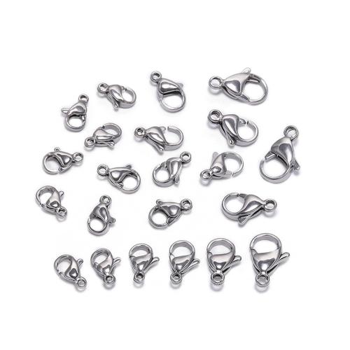 Stainless Steel Lobster Claw Clasp, 316 Stainless Steel, DIY original color 