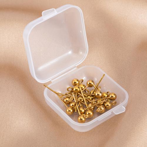 Stainless Steel Earring Stud Component, 316 Stainless Steel, Round, plated, DIY 16mm 