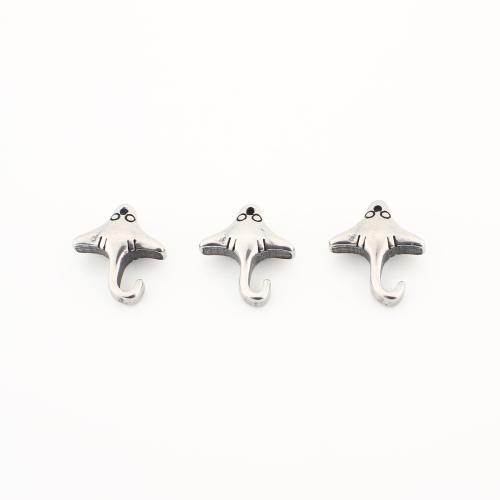 Edelstahl Perlen, 304 Edelstahl, Vintage & DIY, originale Farbe, 12x10x4mm, verkauft von PC