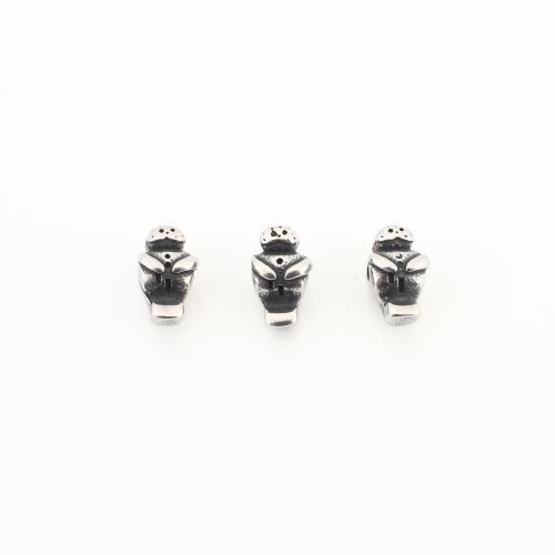 Edelstahl Perlen, 304 Edelstahl, Vintage & DIY, 10x6x6mm, verkauft von PC