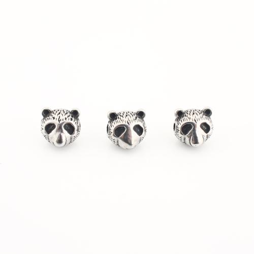 Edelstahl Perlen, 304 Edelstahl, Tier, Vintage & DIY, 8x9x9mm, verkauft von PC