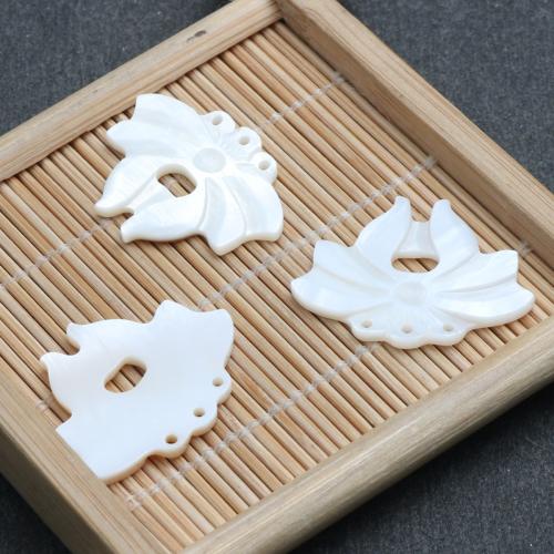 Natural Freshwater Shell Pendants, Carved, DIY 