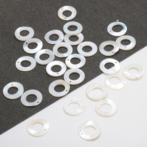 Natural Freshwater Shell Pendants, mirror polish, DIY 