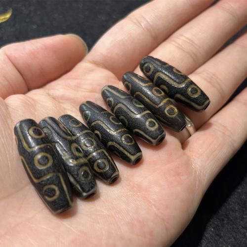 Abalorios Tibetanos Dzi de Ágata, Ágata Tibetana, Bricolaje, 30mm, Vendido por UD