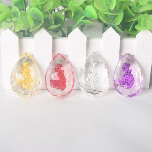 Crystal Jewelry Pendants, Teardrop, DIY 