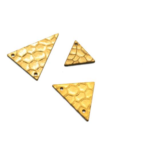Brass Jewelry Pendants, Triangle, DIY 