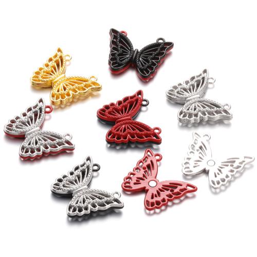 Zinc Alloy Magnetic Clasp, Butterfly, plated, DIY & hollow 