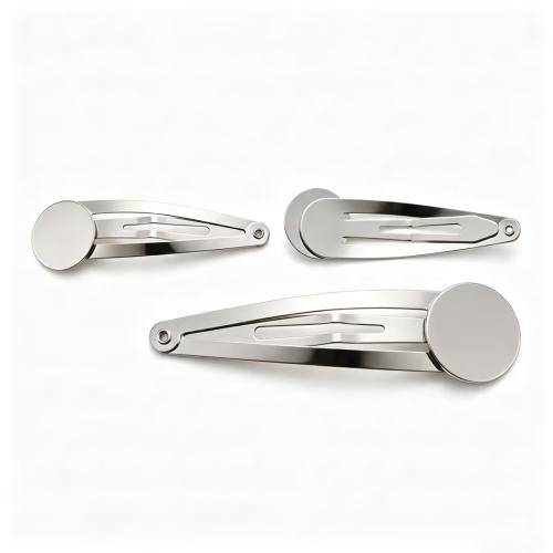 Железо Фурнитура для заколок, DIY, clip length 50mm, round inner diameter 18mm, 3000ПК/Лот, продается Лот