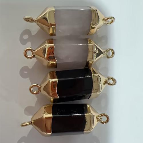 Gemstone Connector, with Zinc Alloy, Geometrical Pattern, DIY Approx 2mm 
