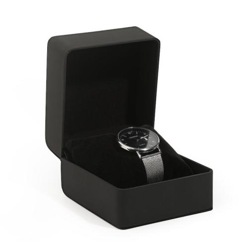 PU Leather Watch Box, Square, dustproof 
