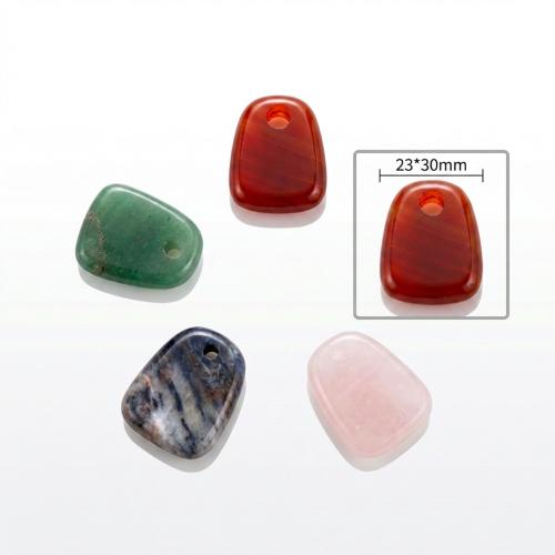 Gemstone ювелирные изделия Кулон, Полудрагоценный камень, Трапеция, DIY & различные материалы для выбора продается PC