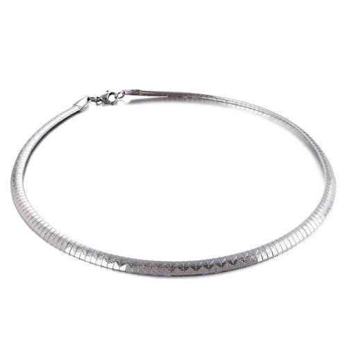 Titanium Steel Collar, plated, fashion jewelry & for woman 