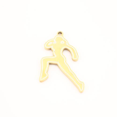 Stainless Steel Pendants, 304 Stainless Steel, gold color plated, DIY 