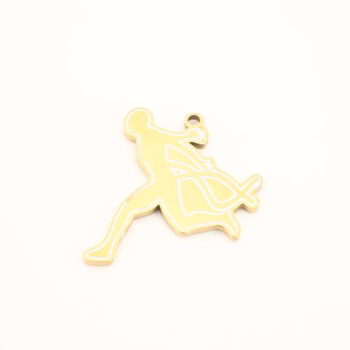Stainless Steel Pendants, 304 Stainless Steel, gold color plated, DIY 