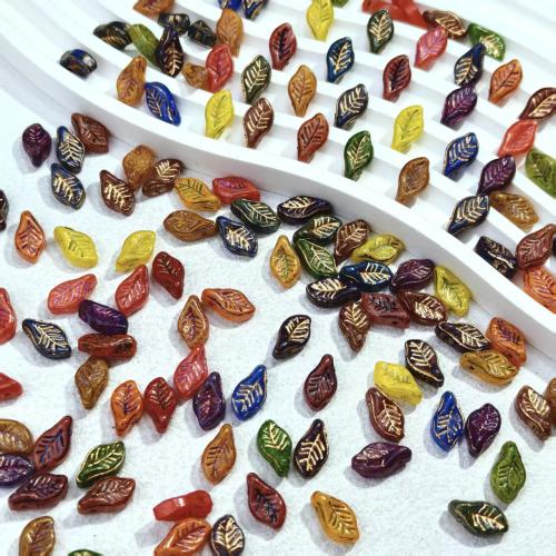 Plant Lampwork Beads, stoving varnish, DIY mixed colors 
