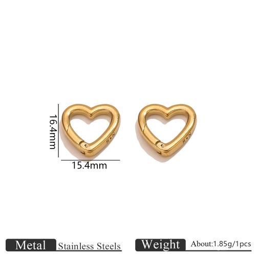Stainless Steel Jewelry Clasp, 304 Stainless Steel, plated, DIY 