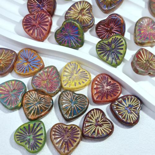 бусины Lampwork ручной работы, Лэмпворк, покрыт лаком, DIY & разные стили для выбора, разноцветный, 100ПК/сумка, продается сумка