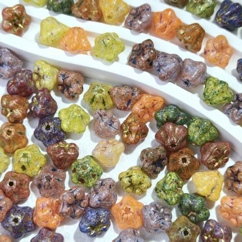 Plant Lampwork Beads, stoving varnish, DIY mixed colors 