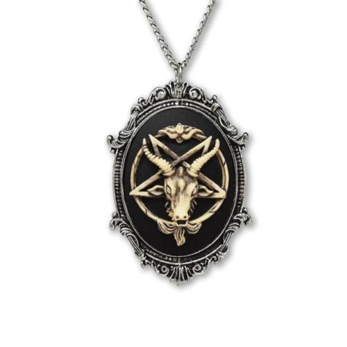 Stainless Steel Skull Pendant, 304 Stainless Steel, with Zinc Alloy, plated, vintage & DIY 