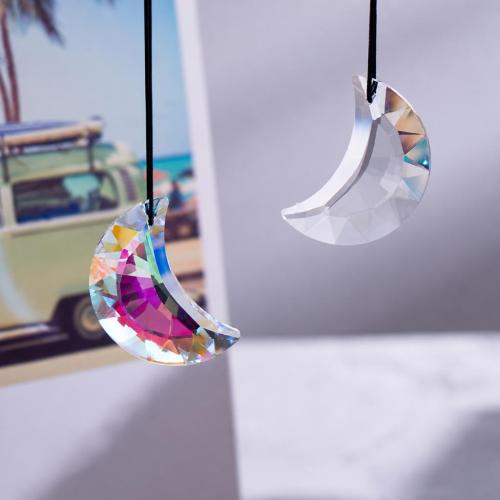 Crystal Jewelry Pendants, Moon, DIY 