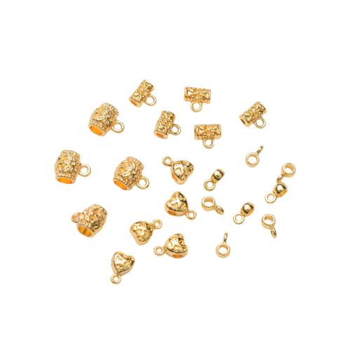 Zinc Alloy Bail Beads, plated, DIY [