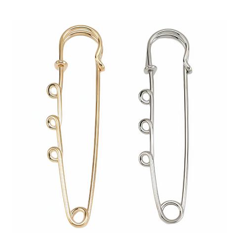 Zinc Alloy Brooch Finding, plated, DIY 