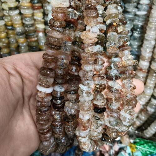 1つの宝石ビーズ, ジェムストーン, 不規則, DIY & 選択のための異なった材料, beads size 8-10mm, 長さ:約 38 センチ, 売り手 ストランド