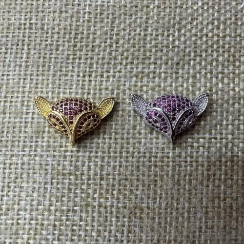 Zirkonia Micro pflastern Korn, Messing, plattiert, DIY & Micro pave Zirkonia, keine, 22.5x14x7mm, Bohrung:ca. 2mm, 10PCs/Menge, verkauft von Menge[