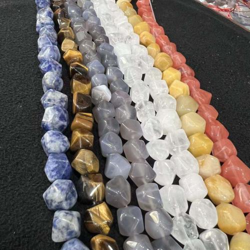 1つの宝石ビーズ, ジェムストーン, 不規則, DIY & 選択のための異なった材料 & 切り面, 13mm, 約 34パソコン/ストランド, 売り手 ストランド