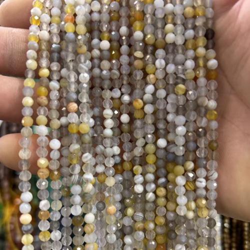 Бусины из одного камня, персидский Jade, Круглая, Другое покрытие, DIY & разный размер для выбора & граненый, желтый, длина:Приблизительно 38 см, продается Strand