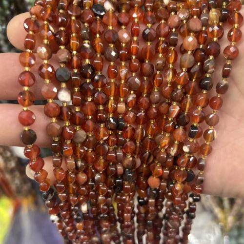 Бусины из одного камня, Полудрагоценный камень, Черепаха, DIY & различные материалы для выбора & граненый, 6mm, Приблизительно 49ПК/Strand, продается Strand