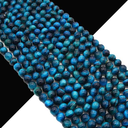 Ojo De Tigre, Esférico, Bricolaje & diverso tamaño para la opción, más colores para la opción, longitud:aproximado 38 cm, Vendido por Sarta