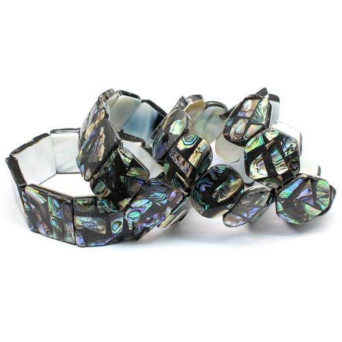 Nácar de Abulón Pulsera, unisexo & diferentes estilos para la opción, Vendido por Sarta