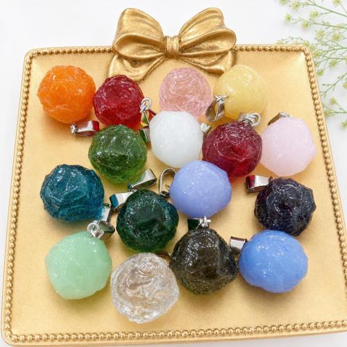 Joyas de piedras preciosas colgante, Bricolaje, más colores para la opción, pendant szie 16-20mm, Vendido por UD