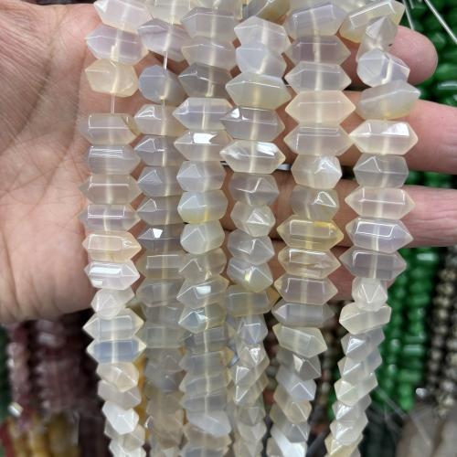 Single Gemstone Beads, Geometrical Pattern, DIY  