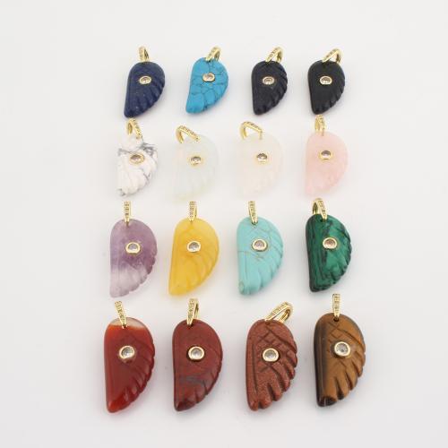 Pendentif bijoux de pierre gemme, DIY & avec strass, plus de couleurs à choisir Vendu par PC