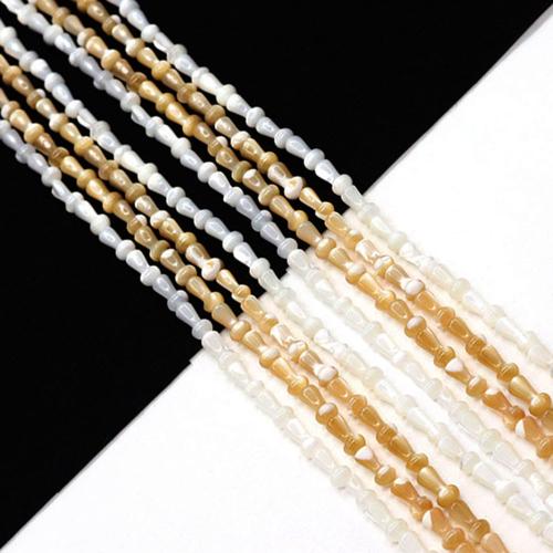 La Perla De Concha Del Mar, Nácar, champiñon, Bricolaje, más colores para la opción, 4x8mm, longitud:aproximado 38 cm, Vendido por Sarta