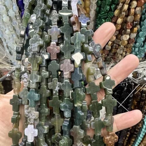 Бусины из одного камня, Полудрагоценный камень, Kресты, DIY, Много цветов для выбора длина:Приблизительно 38 см, продается Strand