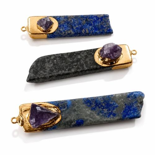Natural Lapis Lazuli Pendants, random style & DIY, pendant size 40-60mm 
